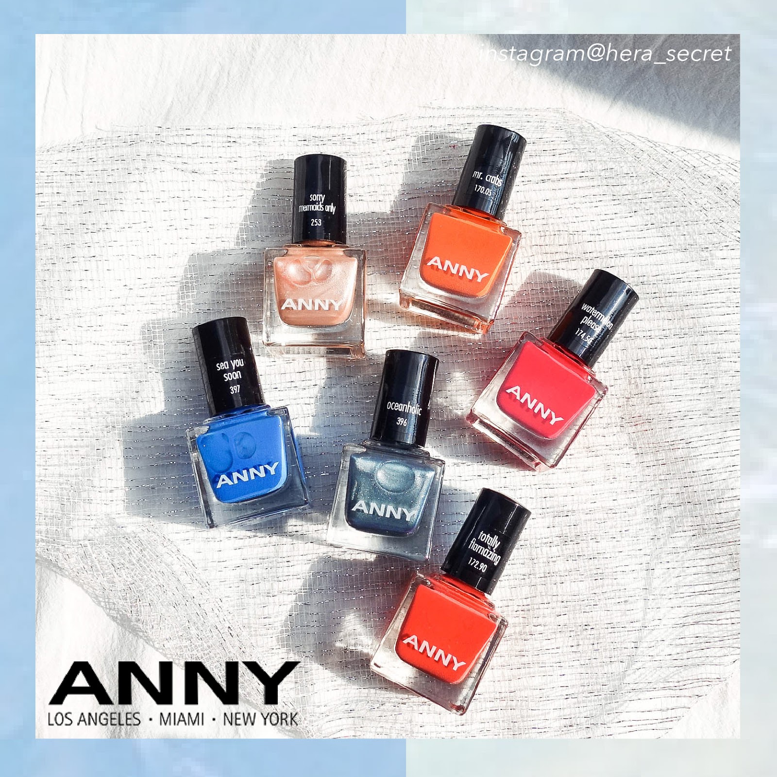 【指彩】 ANNY指甲油 2018夏日新系列「海想見你」